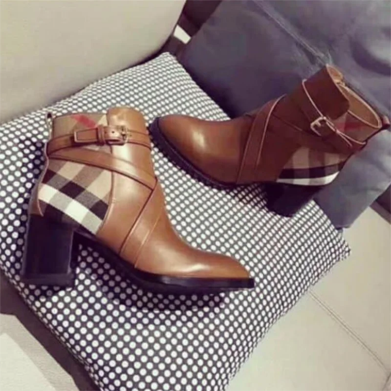 Tasa de descuento Zapatos de piel sintética de alta calidad para mujer, calzado informal a la moda, británico, Retro, clásico, para vestir, estilo Martin, HD315, novedad de 2021 y9VKM3XV3aW