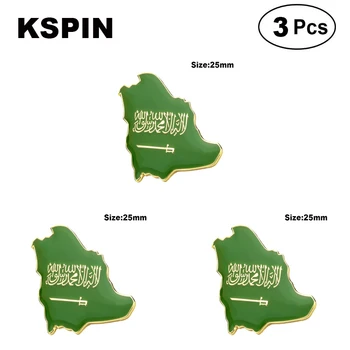 

Saudi Arabia Map Flag Lapel Pin Brooches Pins Flag badge Brooch Badges