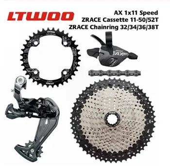 

LTWOO AX11 11 Speed Trigger Shifter + Rear Derailleur 11s + ZRACE Cassette 52T / Chainrings + SUMC S11 Chain, PCR BEYOND M7000
