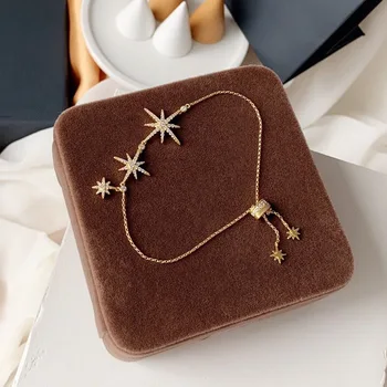 

2020 fashion new retro contracted gold star bracelet for women