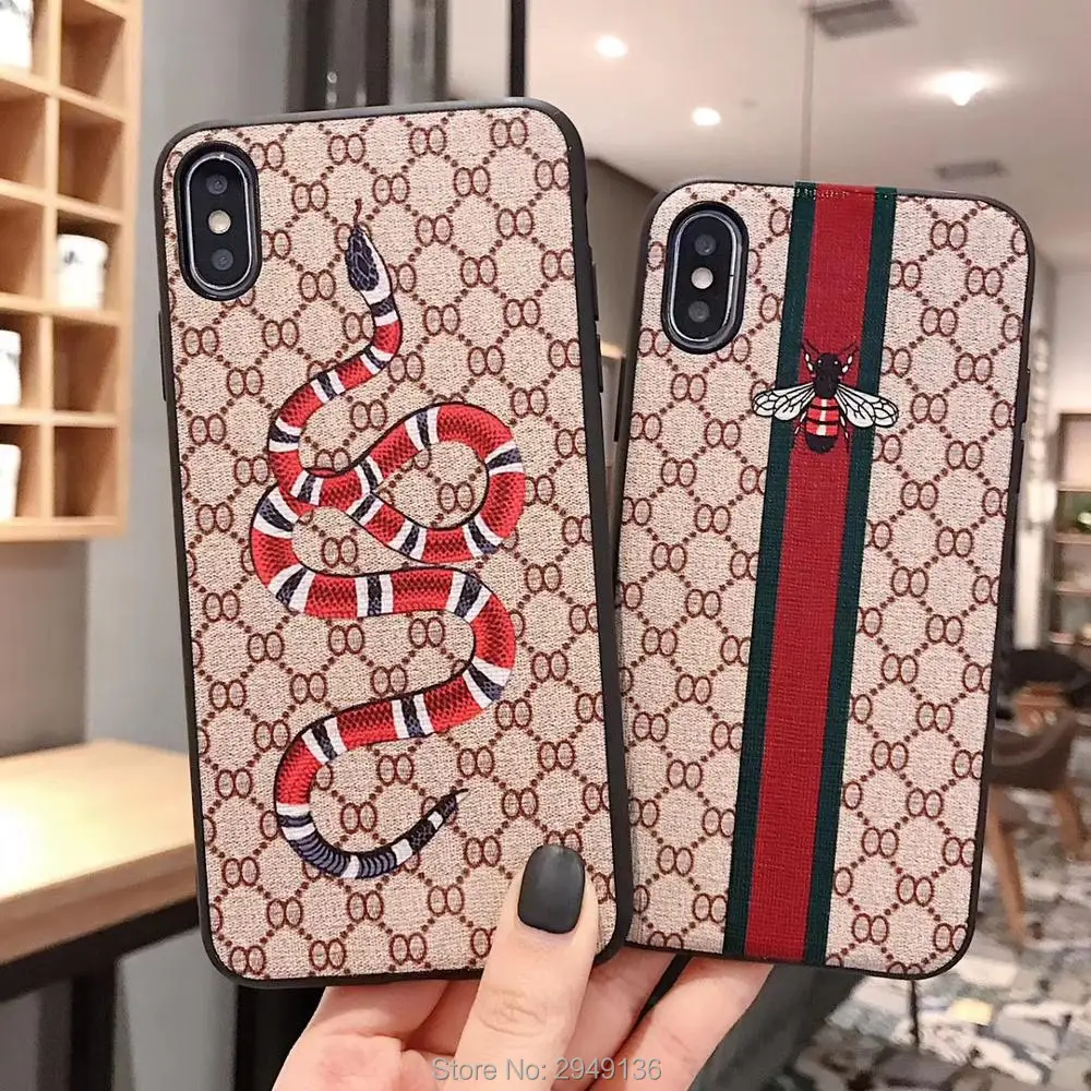 

For Apple iphoneXSmax mobile phone shell Coral snake printing XR all-inclusive shell iphone11Pro max bee shatter-resistant shell