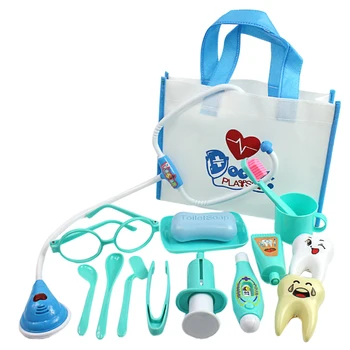 

Hot 16Pcs Children Kids Pretend Play Doctor Playset Role-Play Doctor Stethoscope Toy Cosplay Simulation Doctors Toys - Pink Blue