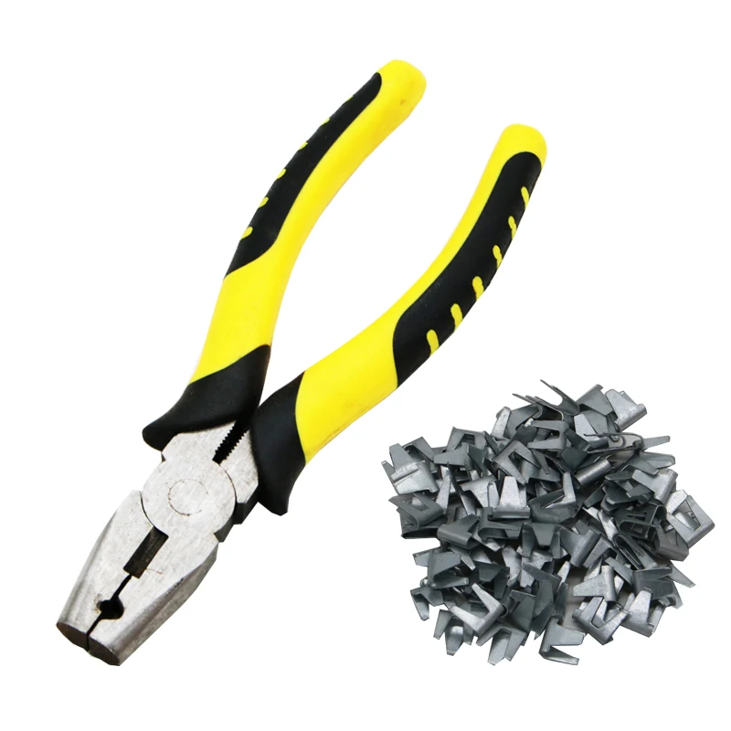 1200 Pcs Pet Birdcage Pet Cage Pigeon Chicken Coop Rabbit Cage Buckle Iron Buckle Cage Installation Tool