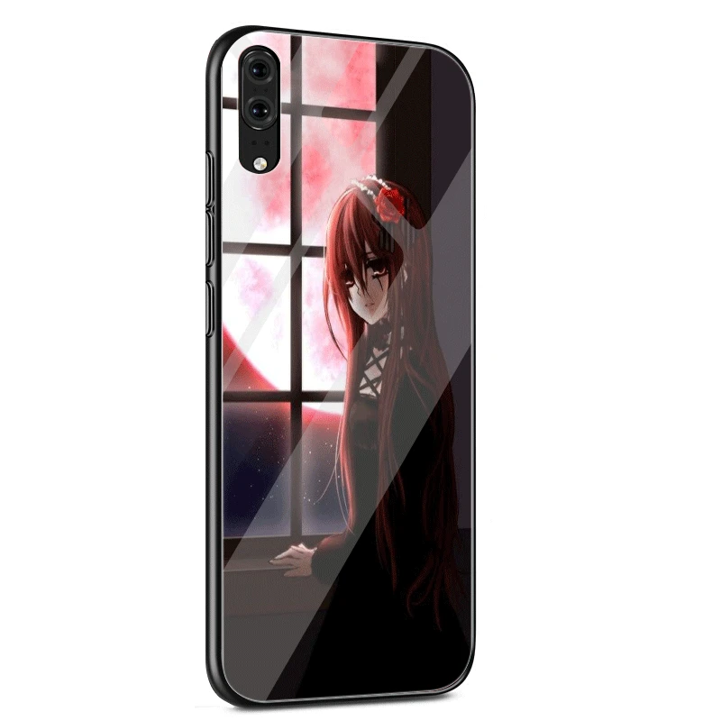Стеклянный чехол для huawei P30 P20 P10 Y9 Y6 mate 20 Pro Lite P Smart Honor 7A 8X9 10 чехол рыцарь, вампир