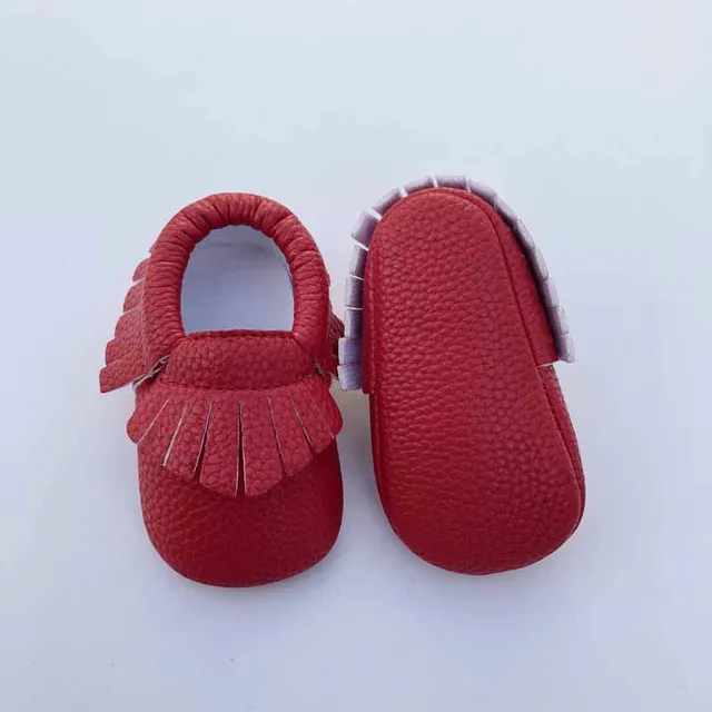 Mocassins à franges en cuir PU pour bébé Mocassins b b la main fond souple glands de mode nouveau n b b s filles