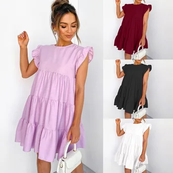 

Dress mid length spring and autumn 2020 summer new fashion Korean version Chaoma summer top Chiffon summer spring