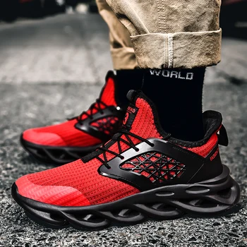 

New Lightweight Sport Shoes Breathable Running Shoes for Men Cushioning Outsole Mens Walking Jogging Sneakers Big Size 39-46