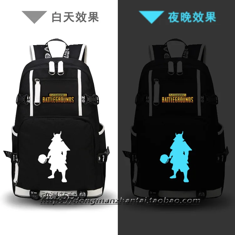 PUBG игровой Рюкзак Школьная Студенческая сумка на плечо рюкзак Светящийся для