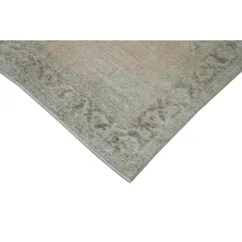 

138x403 Cm Beige Handmade English Vintage Runner Rug-4x13 Ft