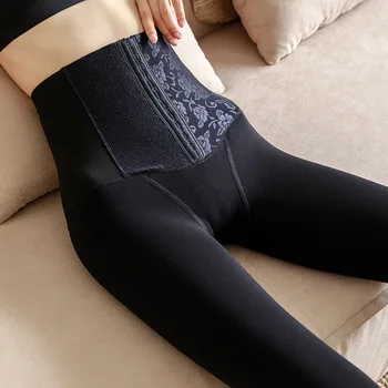 

Miakyra Tummy Control Panties with Hook Waist Trainer Slimming Pants Body Shaper Sport Leggings Shorts Butt Lifter thicken