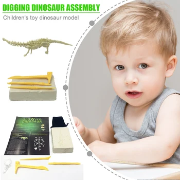 

Digging Portable Toys Dig DIY Assembly Model Kids Dinosaur Excavation Archaeology Educational Learning Study Toy Gifts