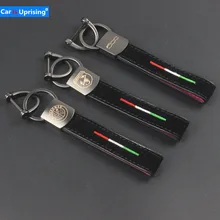 10 шт. итальянская Автомобильная брелок кожаный брелок для Fiat 500 Alfa Romeo 156 147 Giulietta Mito spider GT Abarth Palio Stilo Bravo