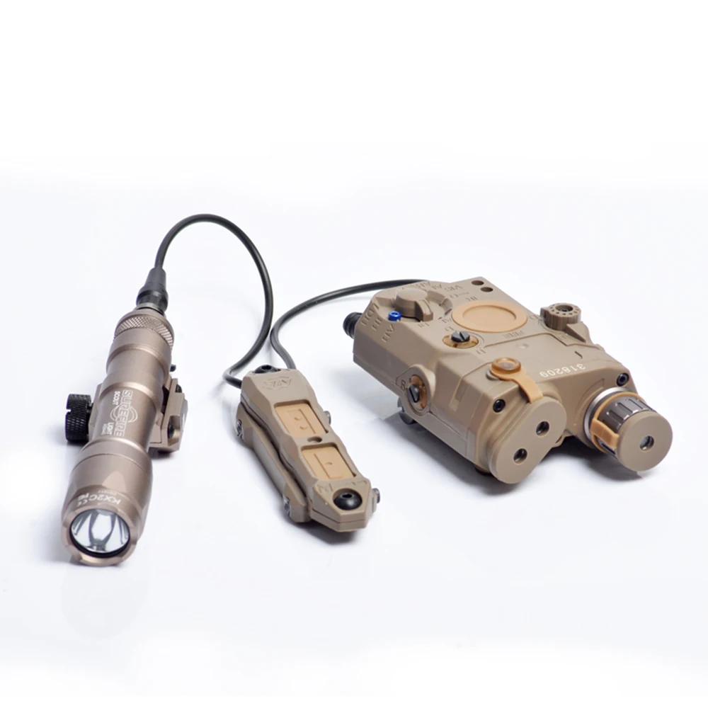 WADSN Softair тактическая кнопка с двойным переключателем для PEQ-15 PEQ-16A peq Airsoft armas DBAL 2 оружейный светильник
