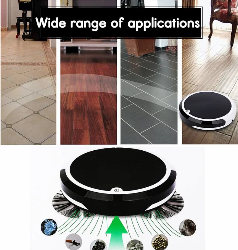 US $66.48 Electric Robot Vacuum Cleaner Home 4 In 1 Rechargeable Floor Vacuum Cleaner Robot Smart Sweeping Robot Dirt Automatic Cleaner