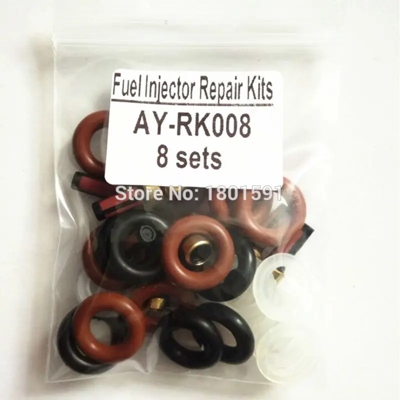 Repair Kit Gasket 8set Fuel Injector Filters Orings Caps For Mercedes G500 Engine M113 112 0280156153 0280155744 0280156014