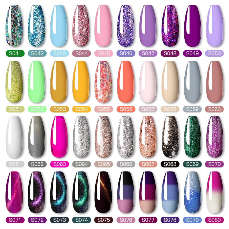 ROSALIND Gel Nail Polish Set 4/6PCS Mix Color Nail Kit For Manicure Nail Polish Vernis Semi Permanent UV Lamp Gellak Nail Kit 5