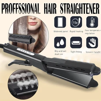 

Straightening Iron Fast Warm-up Thermal Performance Professional Tourmaline Ceramic Heating Plate Hair Straightener dropshipping