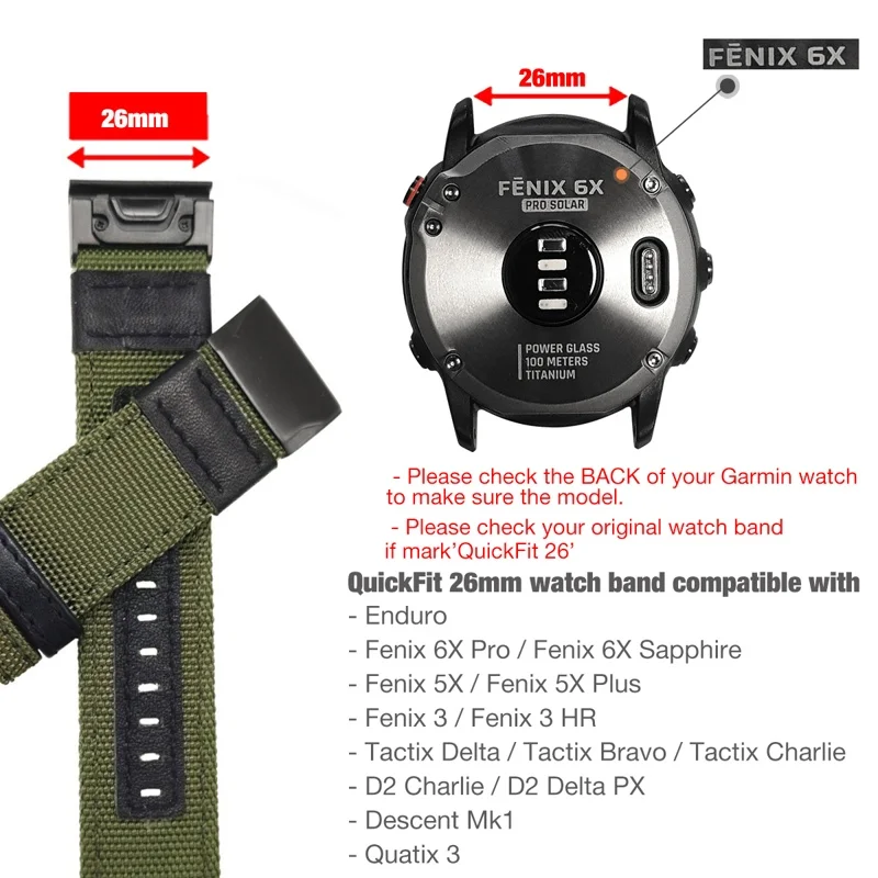 Garmin Tactix Charlie Bands