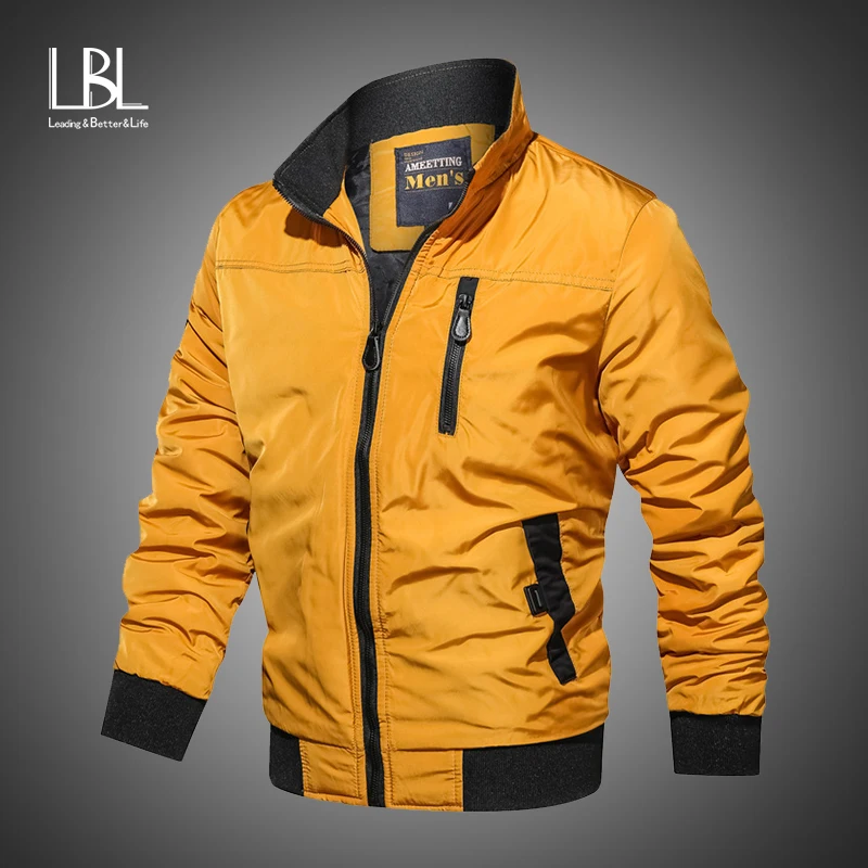 Billig Neue Herren Jacken 2020 Frühling Herbst Military Mäntel Mode Armee Casual Oberbekleidung Männlichen Bomber Jacke Männer Mäntel Marke Kleidung