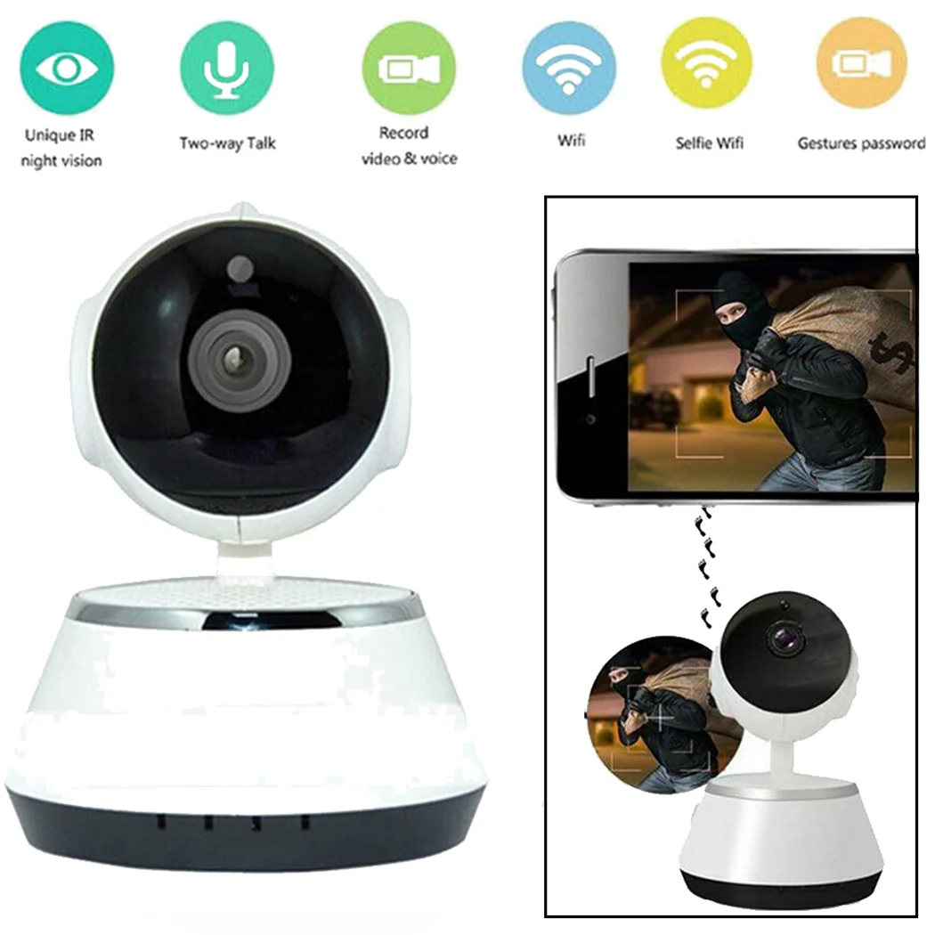 

SOONHUA IP Camera Two Way Audio Motion Detection Camera IR Night Vision IP Cameras 720P Home Security 3.6mm Lens For Kid Monitor
