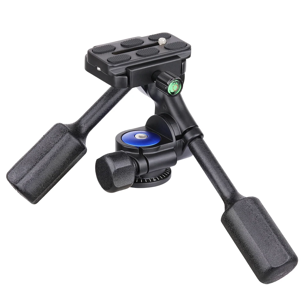 Innorel H40 Two Handle Hydraulic Damping 3D Three-dimensional Tripod Head 360 Degree Rotation for Canon Nikon DSLR Camera camera fluid head