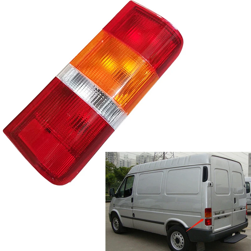 

Auto Left Right Rear Bumper Tail Lamp Cover Brake Light Turn Signal Light Cover No Bulb For Ford Transit MK4 MK5 1991-2000