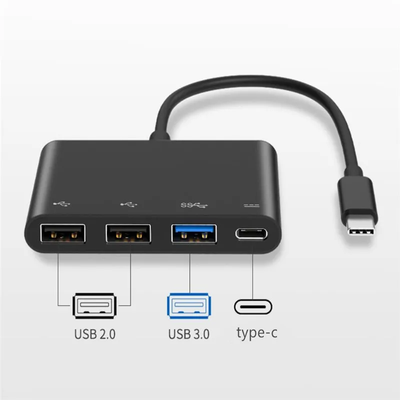 Док-станция usb c до 3 портов концентратор с зарядка PD type-c 3,1 USB сплиттер компьютерный хаб 3,0 многопортовый usb-адаптер для huawei Mac