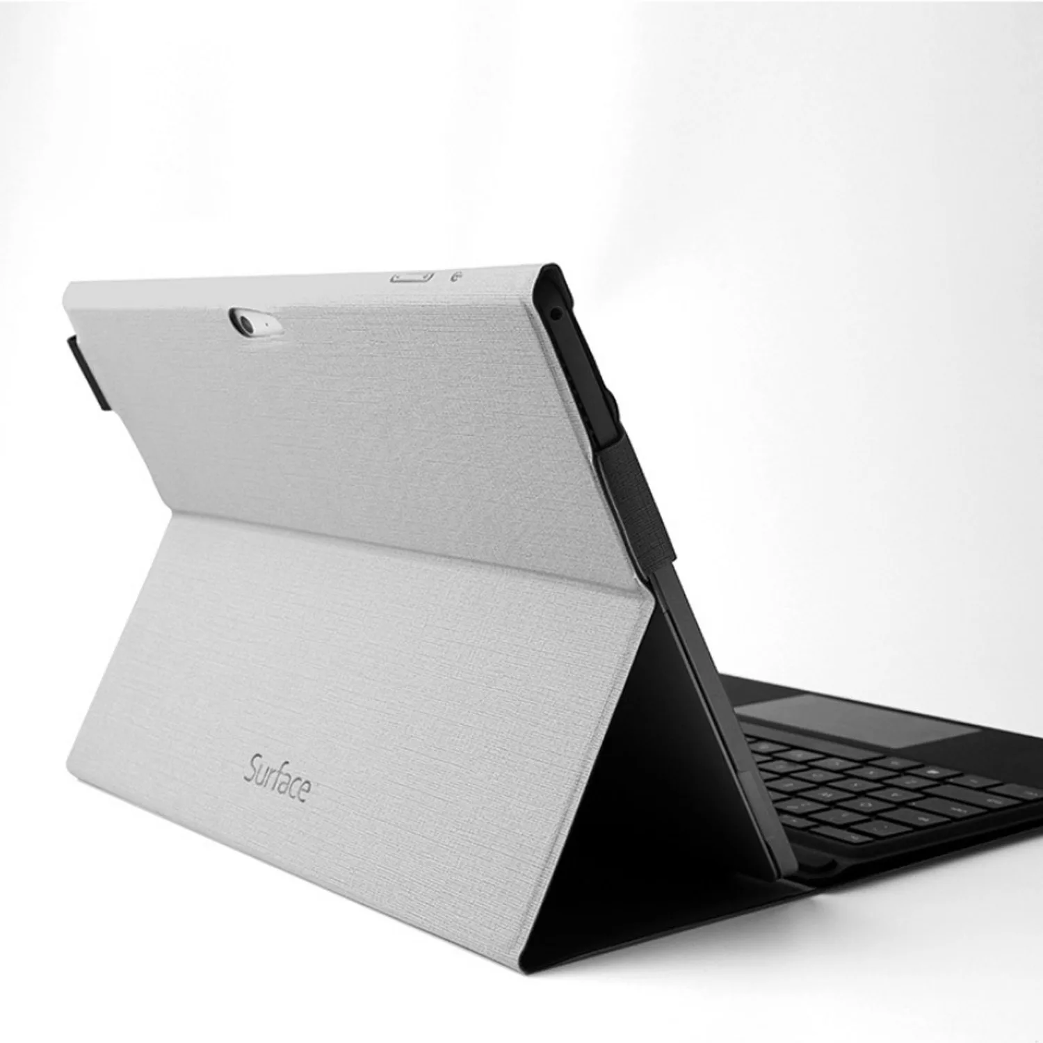 

Besegad Ultra-Slim Magnetic Closure PU Leather Protective Case Cover Skin Protector with Pen Holder for Surface Pro 6 5 4 Tablet