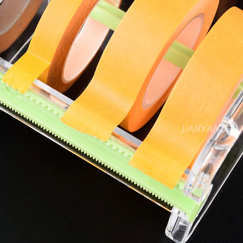 Model Painting tools Masking tape storage box Cover tape cutter 2
