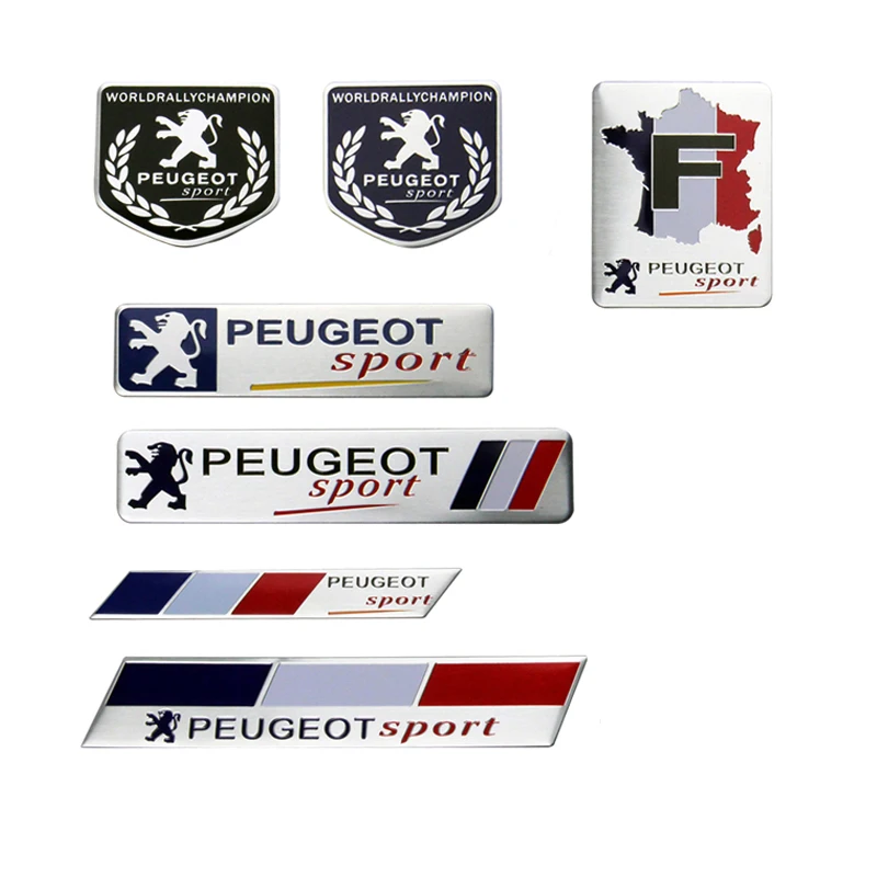 Металлическая Эмблема для машины наклейки Знак украшения аксессуары Peugeot 407 206 207