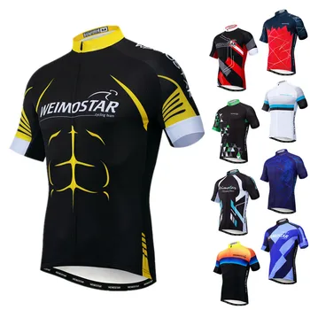 

Weimostar 2020 Cycling Jersey Mens Mountain Bike Clothing Quick-Dry Racing MTB Bicycle Clothes Uniform Breathale Cycling Shirt