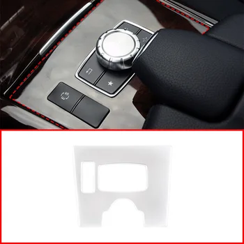 

Carbon Fiber Car Styling ABS Chrome Console Mode Decoration Panel Trim Sticker Car Accessory For Benz E Class W212 2014-2015