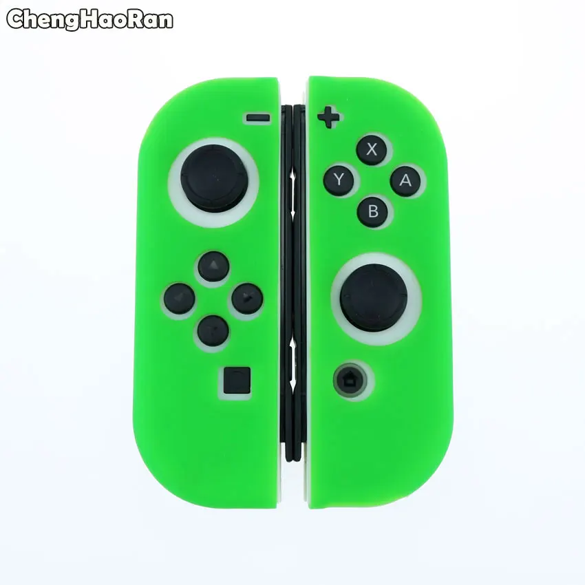 Силиконовый чехол ChengHaoRan для nintendo Switch, мягкий чехол для контроллера, защитный чехол для NS JoyCon - Цвет: No.12