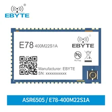 E78-400M22S1A asr6505 soc lora rf módulo 433mhz lorawan linkwan transmissor de longa distância receptor sem fio módulo ebyte
