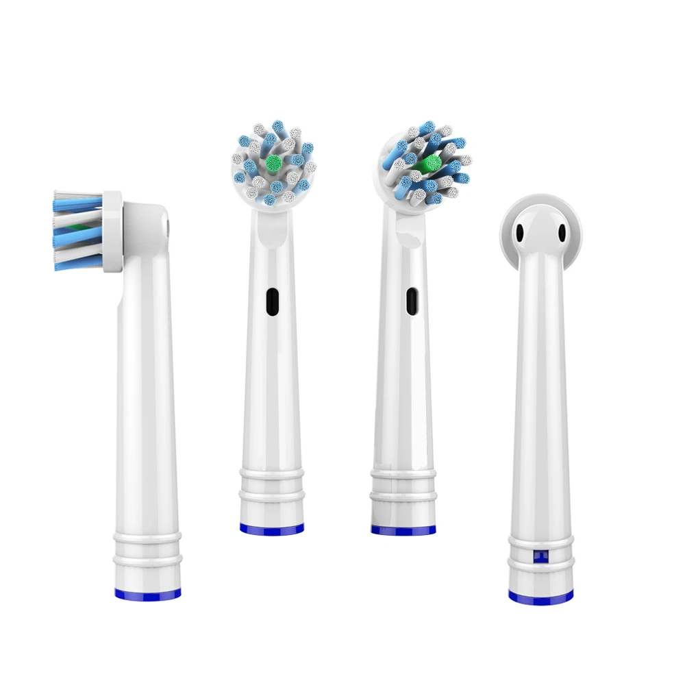 

4x Replacement Brush Heads for Oral B Electric Toothbrush Bbefore Power/Pro Health/Triumph/3D Excel/Clean Precision Vitality
