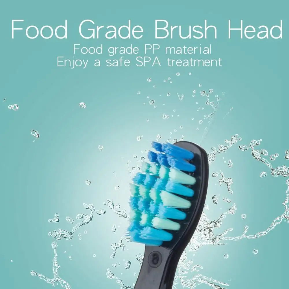 Seago-507 Electric Toothbrush 5 modes Adult Waterproof Deep Clean Teeth Brush With 2 Replacement Heads USB Rechargeable Seago-507 Electric Toothbrush 5 modes Adult Waterproof Deep Clean Teeth Brush With 2 Replacement Heads USB Rechargeable