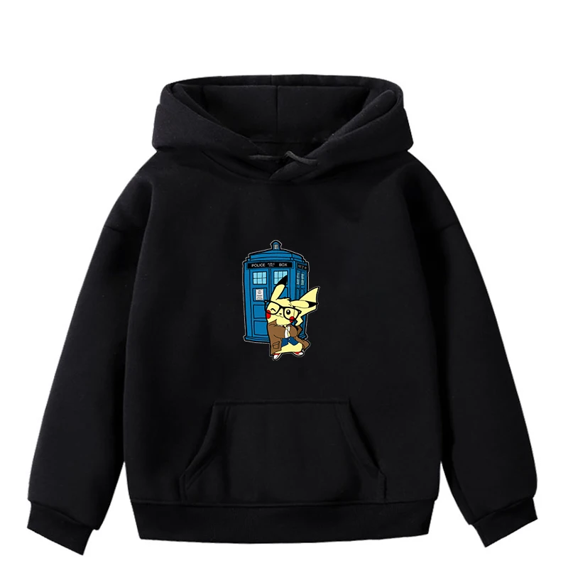 Hoodies 18 В розницу, Новые свитера Pokemon Одежда с рисунком Демисезонный Детская толстовка c капюшоном, Толстовка для мальчиков куртки для детей Повседневное свитшот, пальто, пуловер - Цвет: Hoodies 18