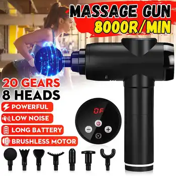 

Muscle Massage Gun Sport Therapy Massager Muscle Relax Body Relaxation Fascia Gun Booster Slimming Shaping Electric Massager