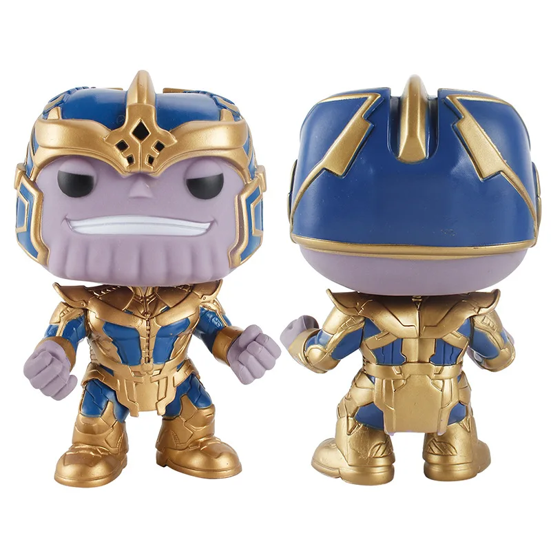 3 вида стилей FUNKO POP Marvel Мстители 14 см танос Коллекционная модель аниме фигурка