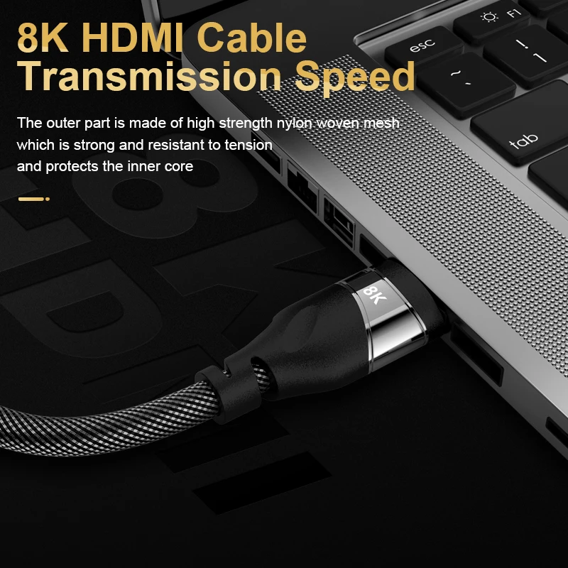 HDMI кабель к 2 1 8K для Xiaomi проектор переключатель PS4 телевизор TVBox xbox 360 м 3 Кабель