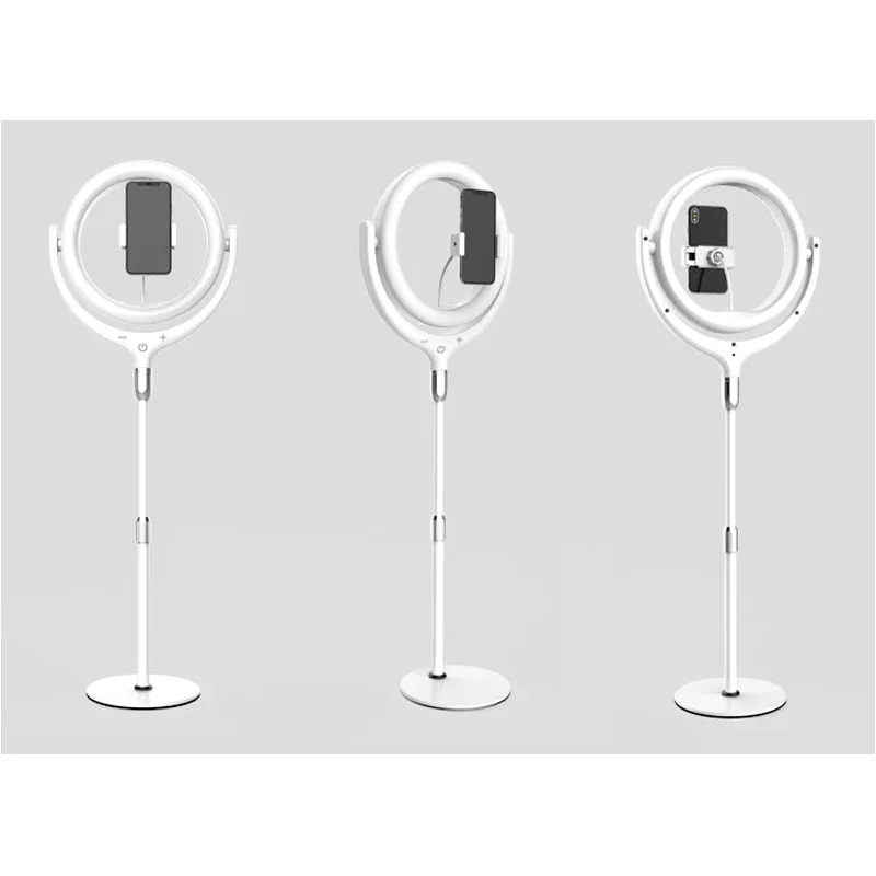  12inch Rotate 360 degrees Dimmable LED Selfie Ring Light ringlight Lamp Video Camera Phone Live Fil - 4000263559566