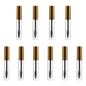 

10 pcs Mascara Container with Cap Portable Empty 10ml Refillable Vials Mascara Tube Mascara Bottle for Travel