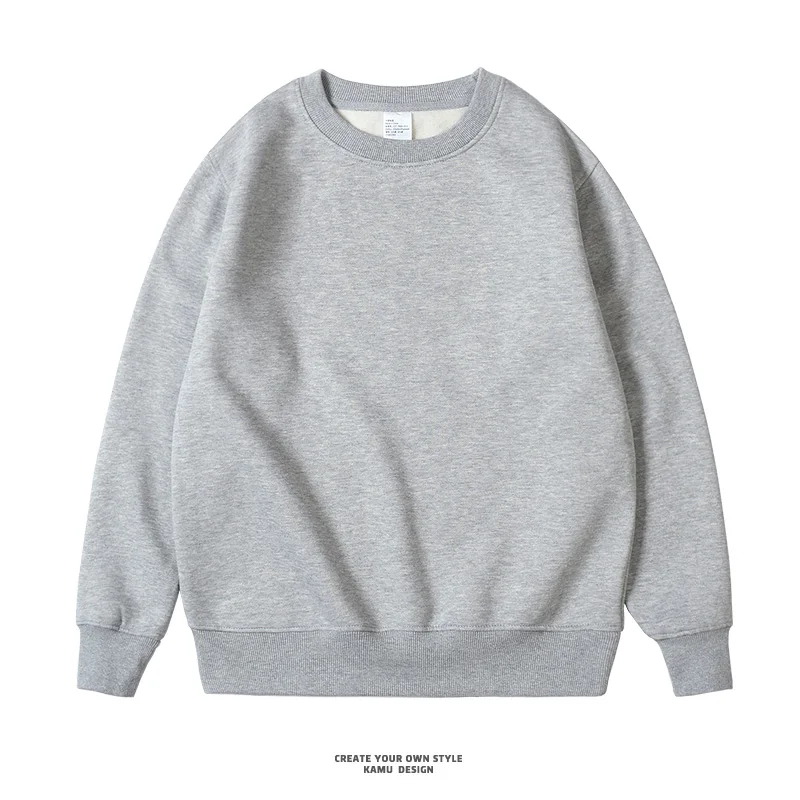 

Basic Crewneck Sweatshirt Men 2020 Autumn Winter Solid Color Oversized Sweatshirt Woman Soft Pullovers Couple Fleece Hoodies