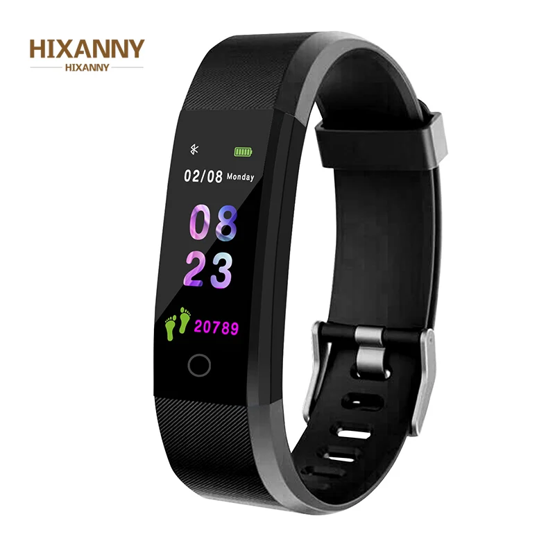 

2019 Women Smart Watch Health Monitor Heart rate/Blood Pressure/Pedometer Men Smartwatch Waterproof Sports Bracelet PK i band 4