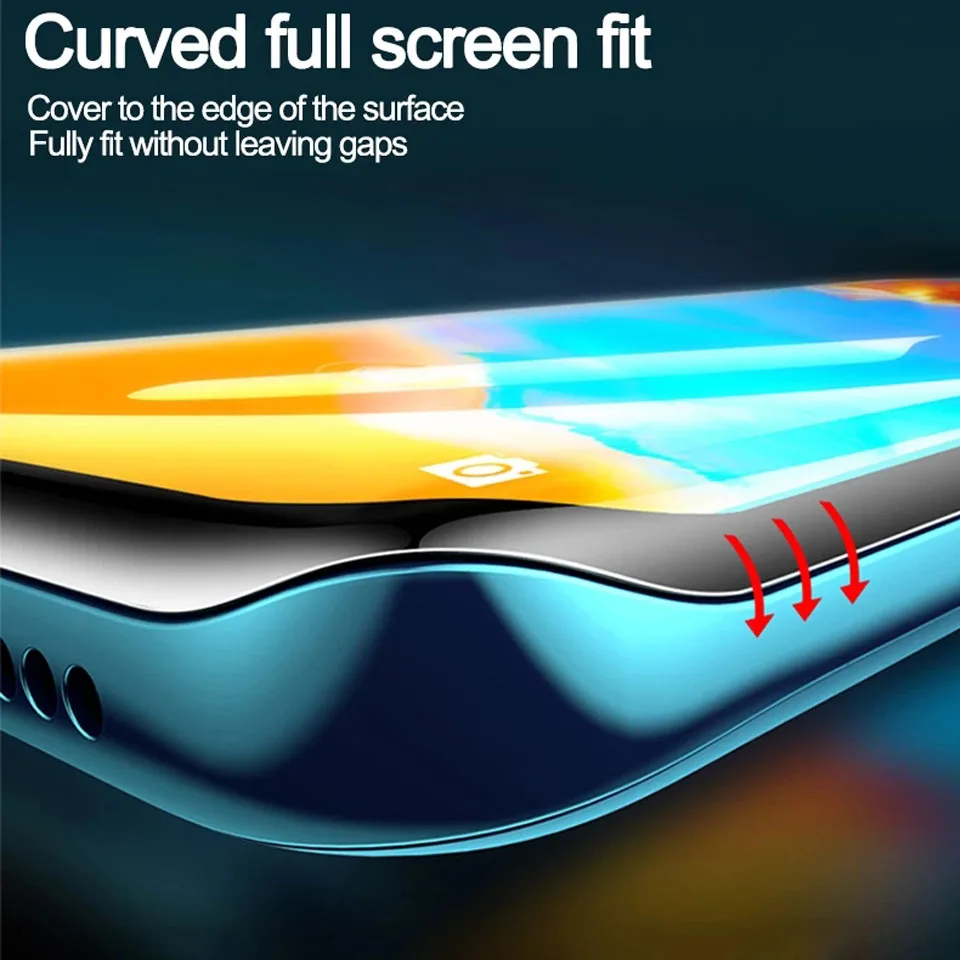 100Pcs Full Cover Hydrogel Film Screen Protector For Huawei P20 P30 P40 Pro Mate 20 30 40 Pro Protective Soft Film Not Glass