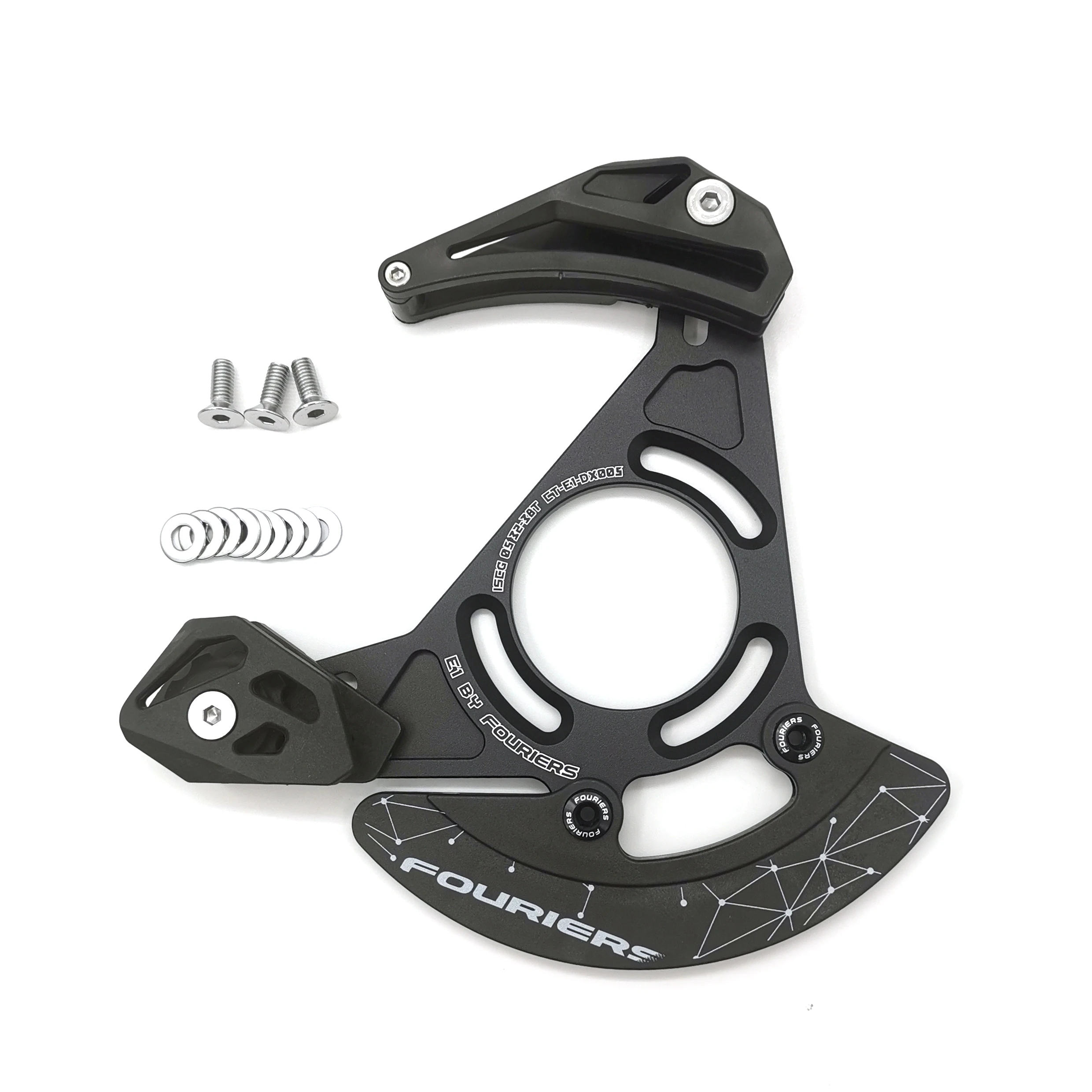 Discount Fouriers Enduro DH Bike Chain Guide Chain FR XC Bashguard 32T-38T Single Speed Device ISCG ISCG05 For 1X Drivetrain 2