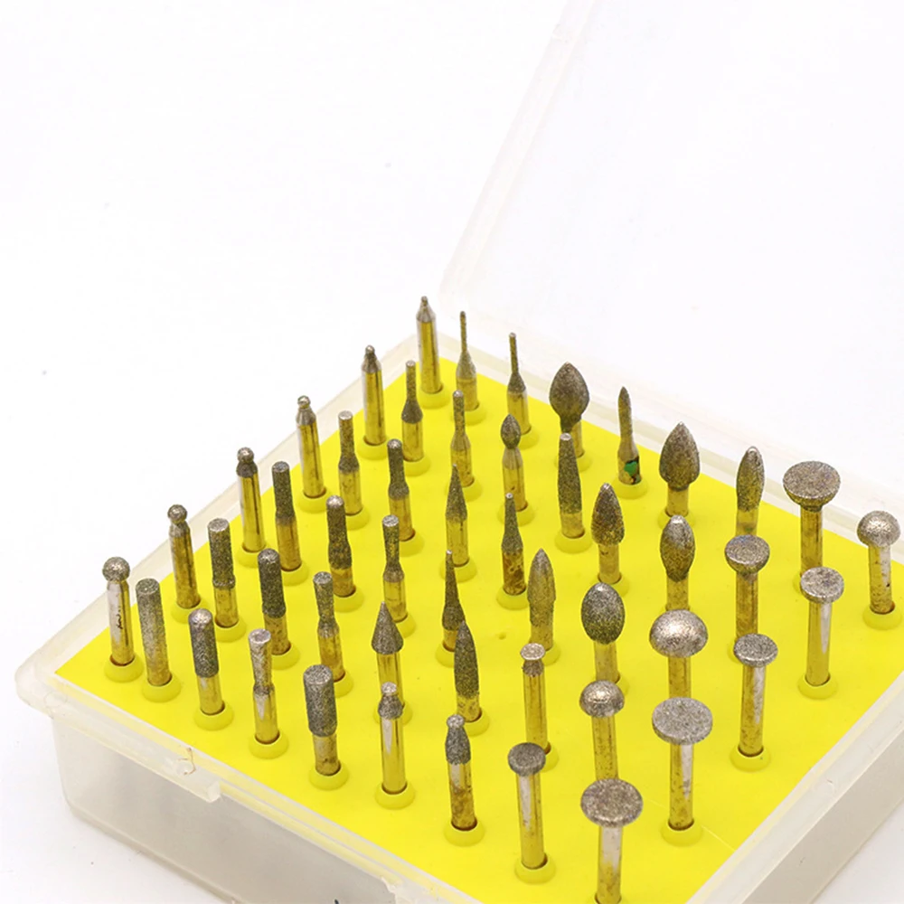 Электрический Dremel шлифовальные аксессуары алмазный шлифовальный DIY резьба полировальные инструменты