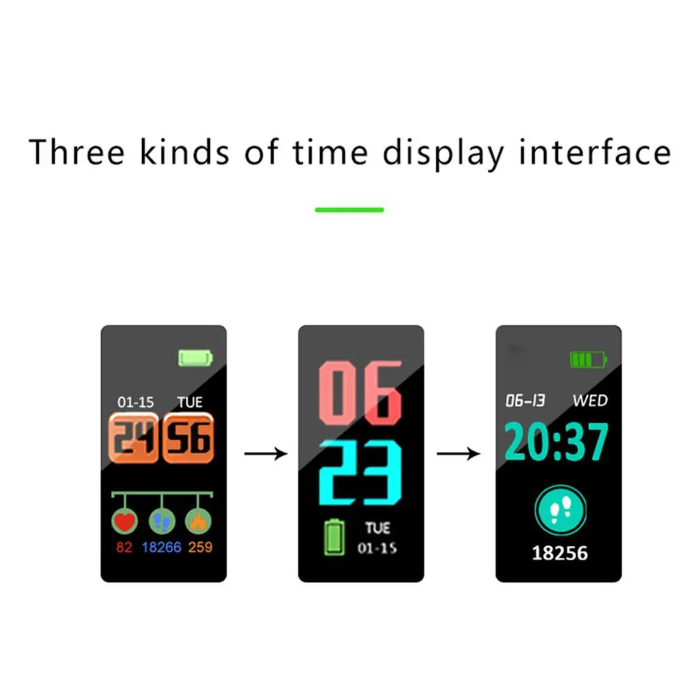 Y5 Smart Bracelet Heart Rate Blood Pressure Monitor Tracker Fitness Tracker Smart Wristband Waterproof Smart Watch Pedometer