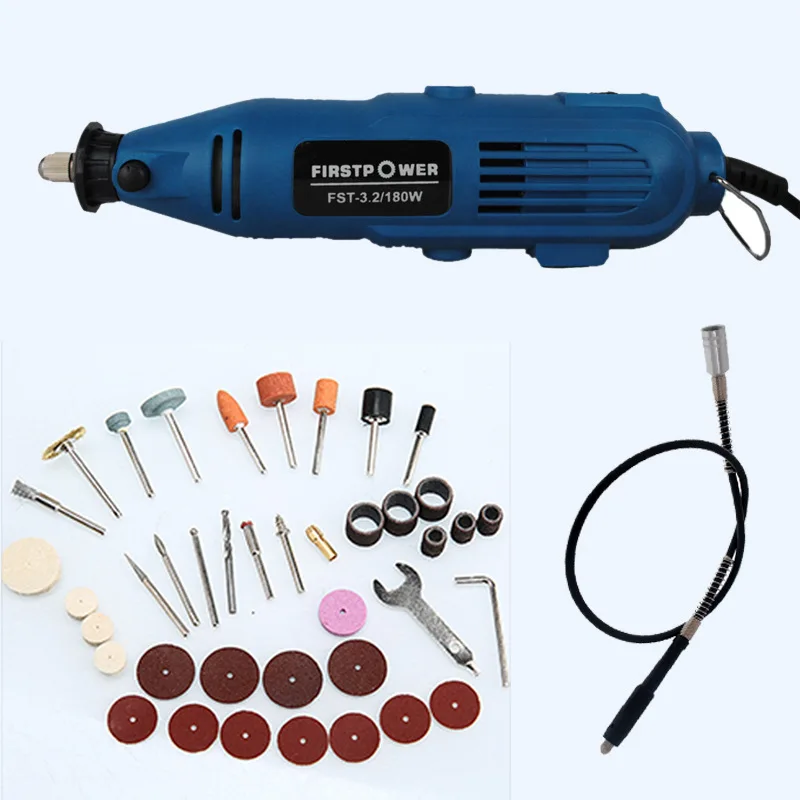 

Kang Rui Electric Grinding Plastic Set Carving Polishing Drilling Tool Small Electric Mill Wholesale Hardware Tools Wholesale