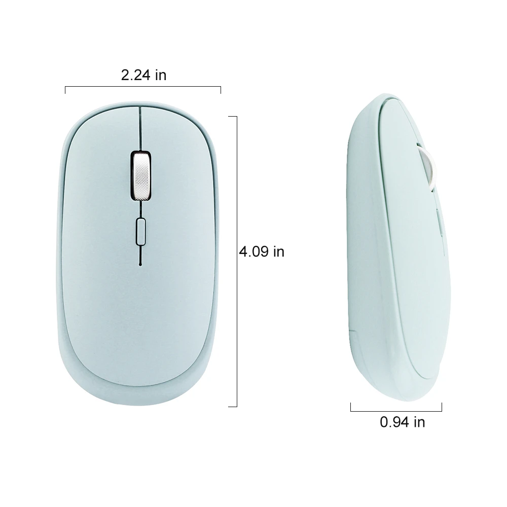 Bluetooth 4,0+ 2,4G Беспроводная мини оптическая компьютерная розовая мышь 1000/1200/1600 dpi 3D офисная USB мышь для Macbook ПК ноутбука